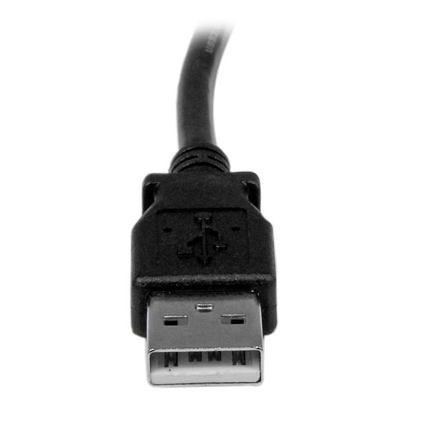 2M LEFT ANGLE USB B CABLE .
