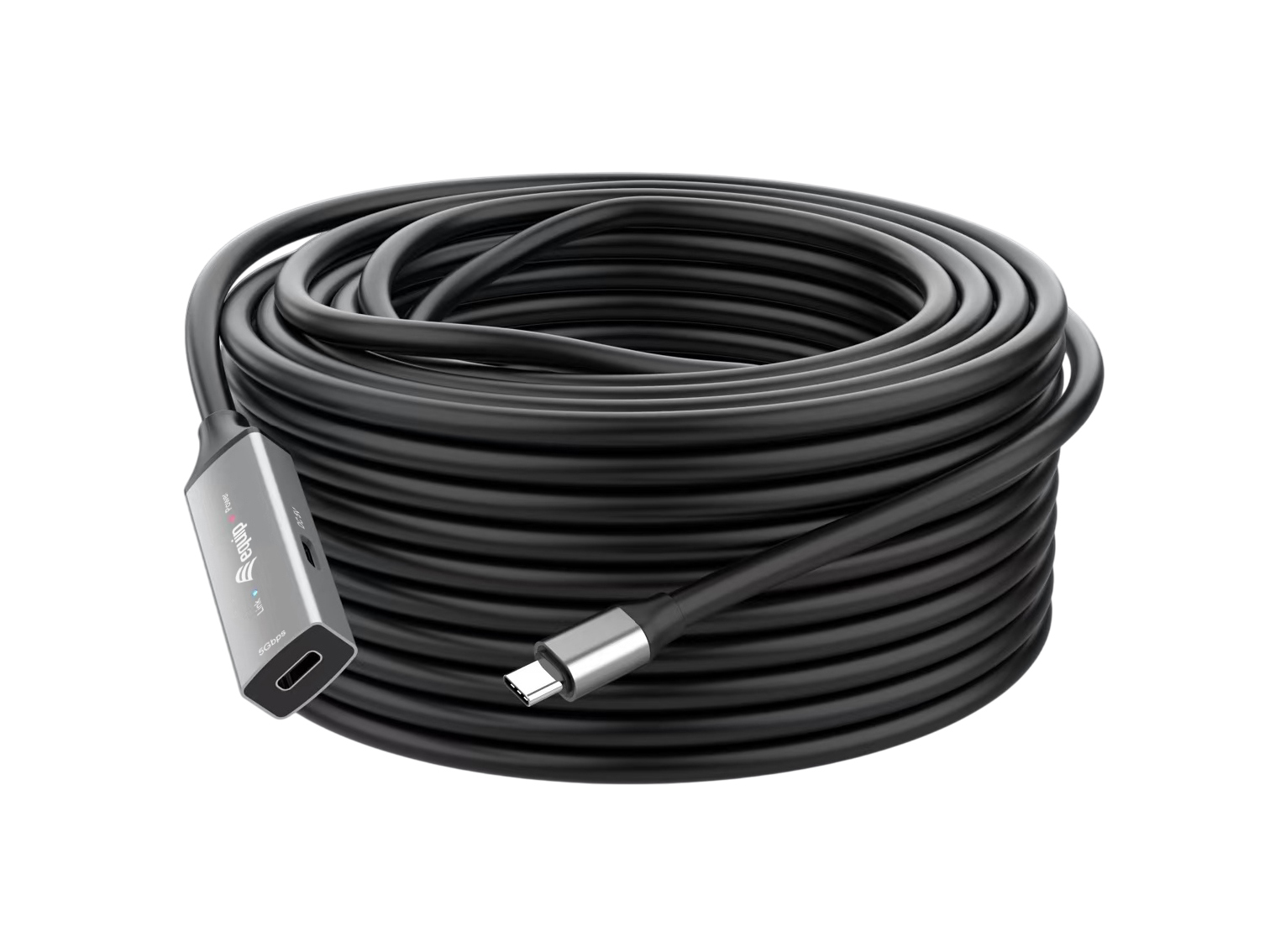 Equip Kabel USB-C3.2->C Gen1 Akt.Erweit.St/Bu 5.00m schwarz
