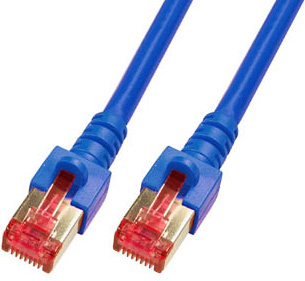 EFB RJ45 Patchkabel S/FTP Cat.6 LSZH 1.00m blau