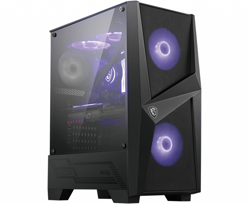 MSI GEH Midi MAG Forge 100M (B/Tempered Glas/RGB Fan)
