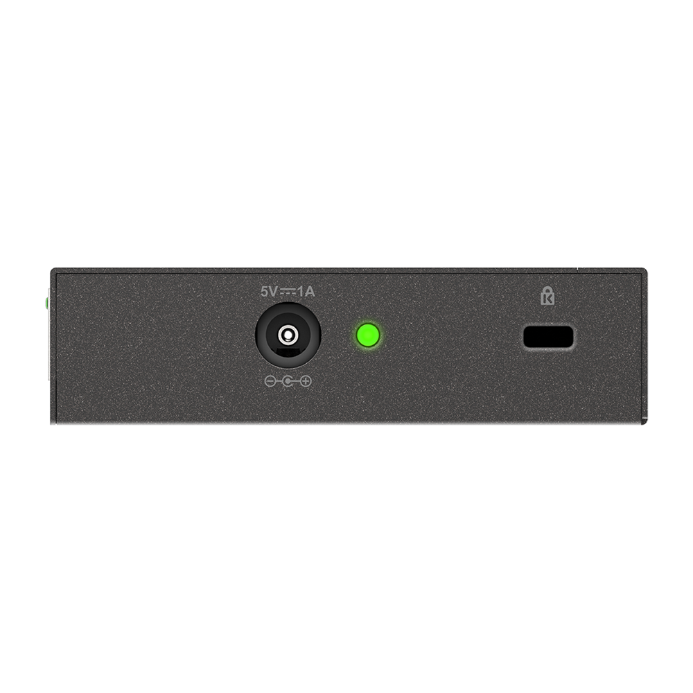 D-LINK DGS-105 5-Port Layer 2 unmanaged Gigabit Switch 5x 10/100/1000 Mbit/s BaseT Port Plug & Play lüfterlos Metallgehäuse