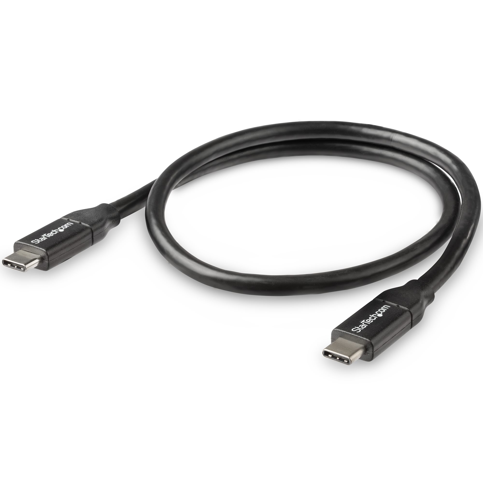 STARTECH.COM USB C to USB C Cable - 1.5 ft / 0.5m - 5A PD - White - USB 2.0 - USB-IF Certified - USB Type C Cable - Charging Cable