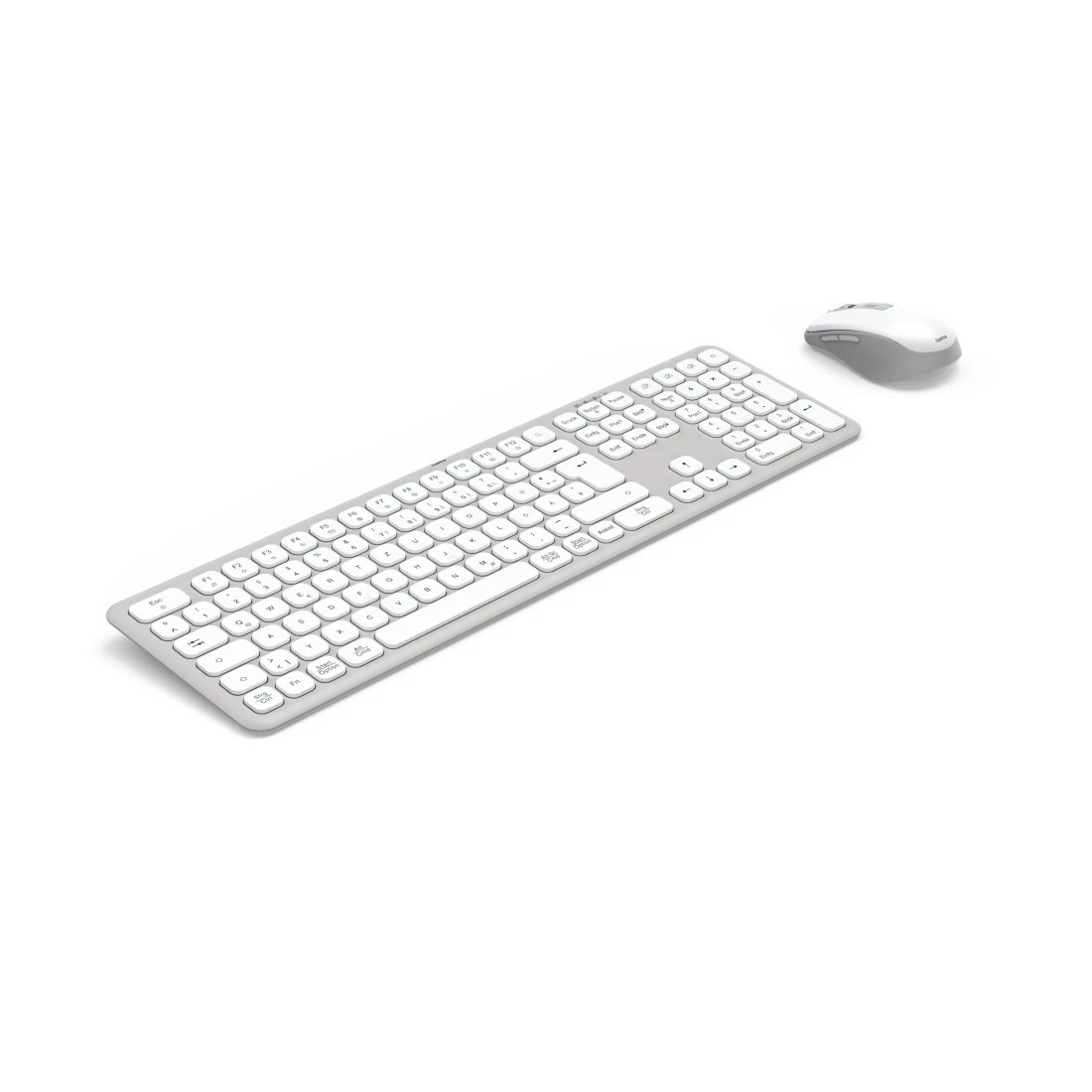 hama WK-550 Tastatur-Maus-Set kabellos weiß