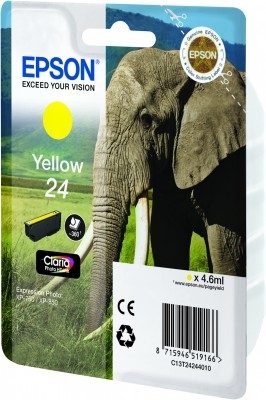 EPSON 24 / T2424 (Elefant) gelb Druckerpatrone