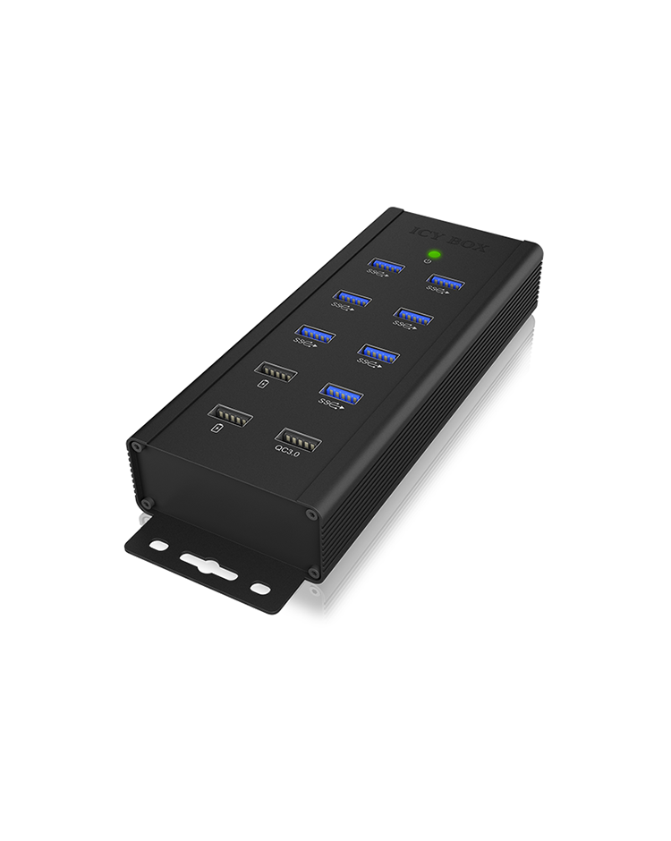 Hub 7-Port IcyBox USB 3.0 IB-HUB1703-QC3 inkl. 3 Ladeports