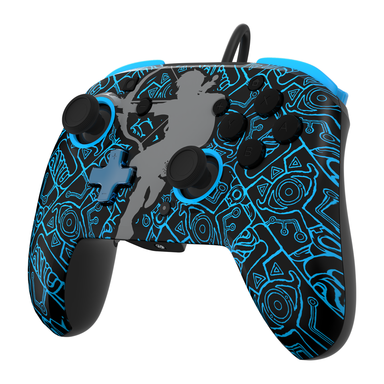 PDP Controller Rematch Wired SheikahShoot GlowintheDark Swit