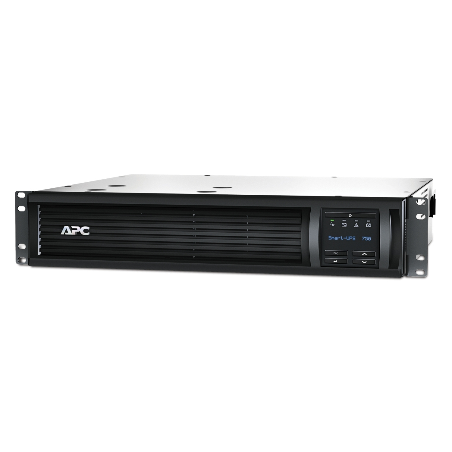 APC Smart-UPS 750VA LCD RM UPS Rack AC 230V 500Watt 750VA Ethernet RS-232 USB oc 4 2U BK with APC UPS Network Management Card