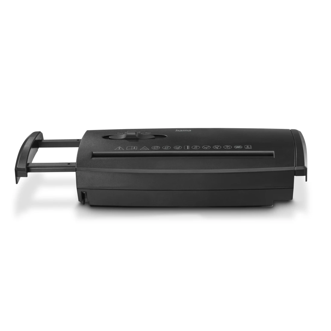 hama Classic S60 Aktenvernichter mit Streifenschnitt P-2, 6 mm, bis 6 Blatt, schwarz