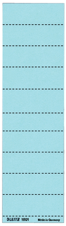 LEITZ Beschriftungsschilder für Hängeregister 1901 blau, 100 St.