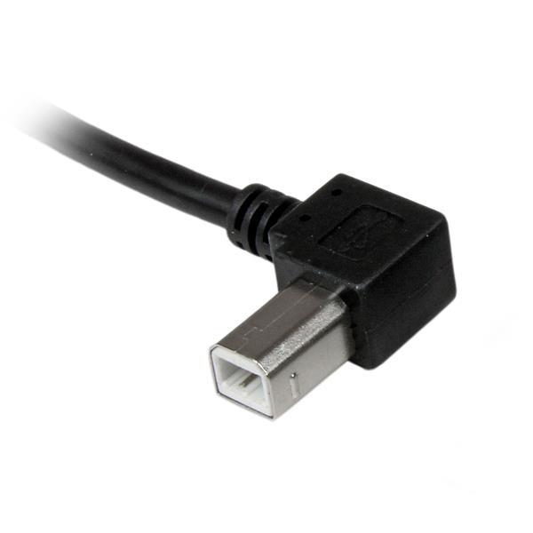 1M LEFT ANGLE USB B CABLE .