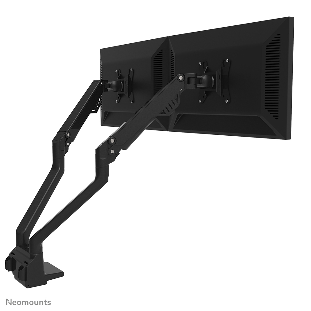 NEOMOUNTS Flat Screen Dual Desk Mount 25,4-81,28cm 10-32Zoll clamp/grommet Black