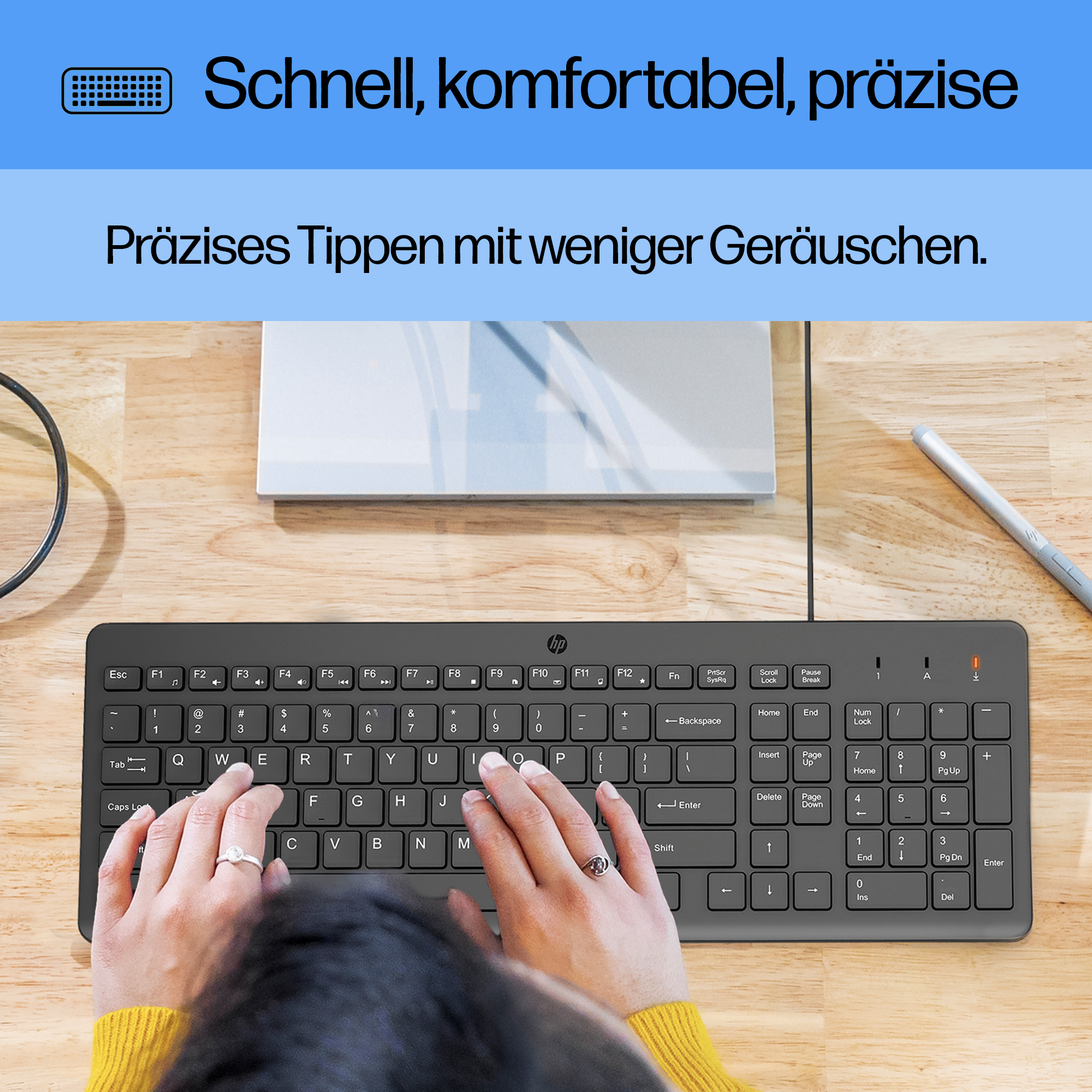 HP 150 Wired Keyboard GR (P)
