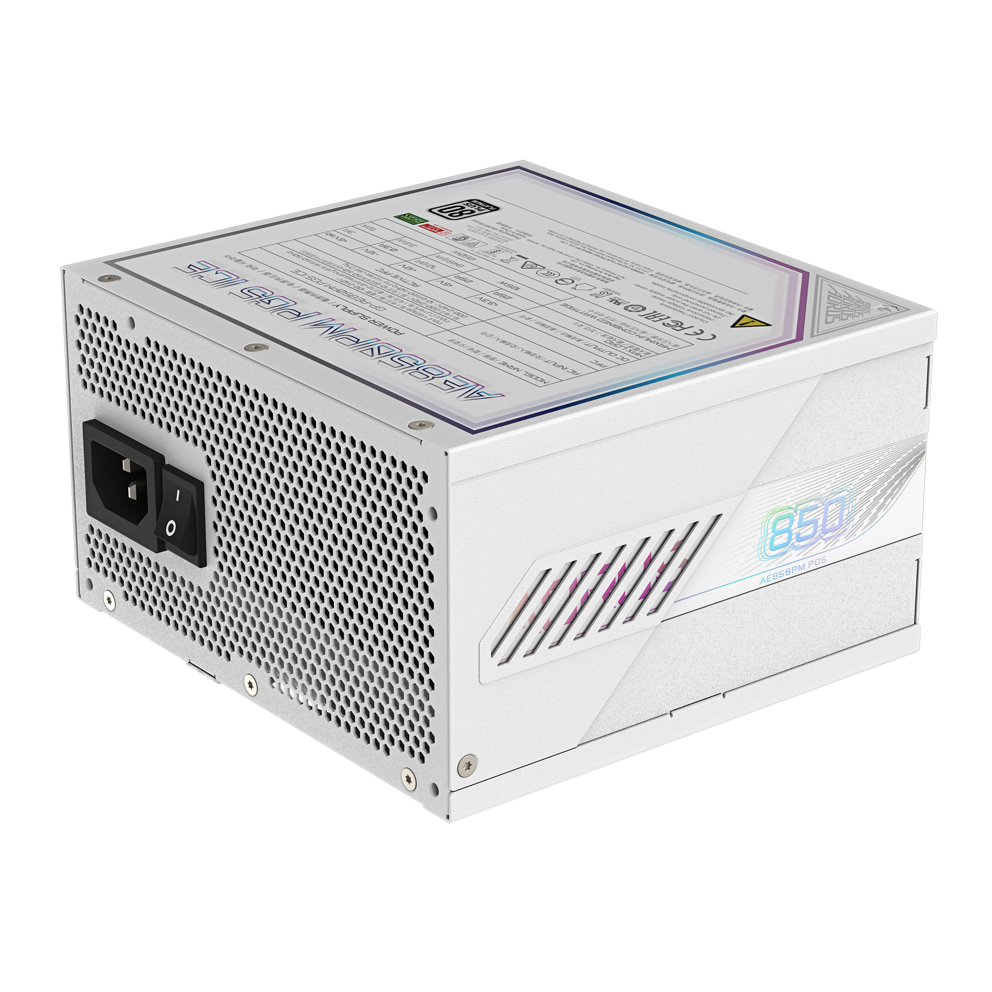 GIGABYTE AORUS ELITE P850W 80+ Platinm Modular ICE PSU