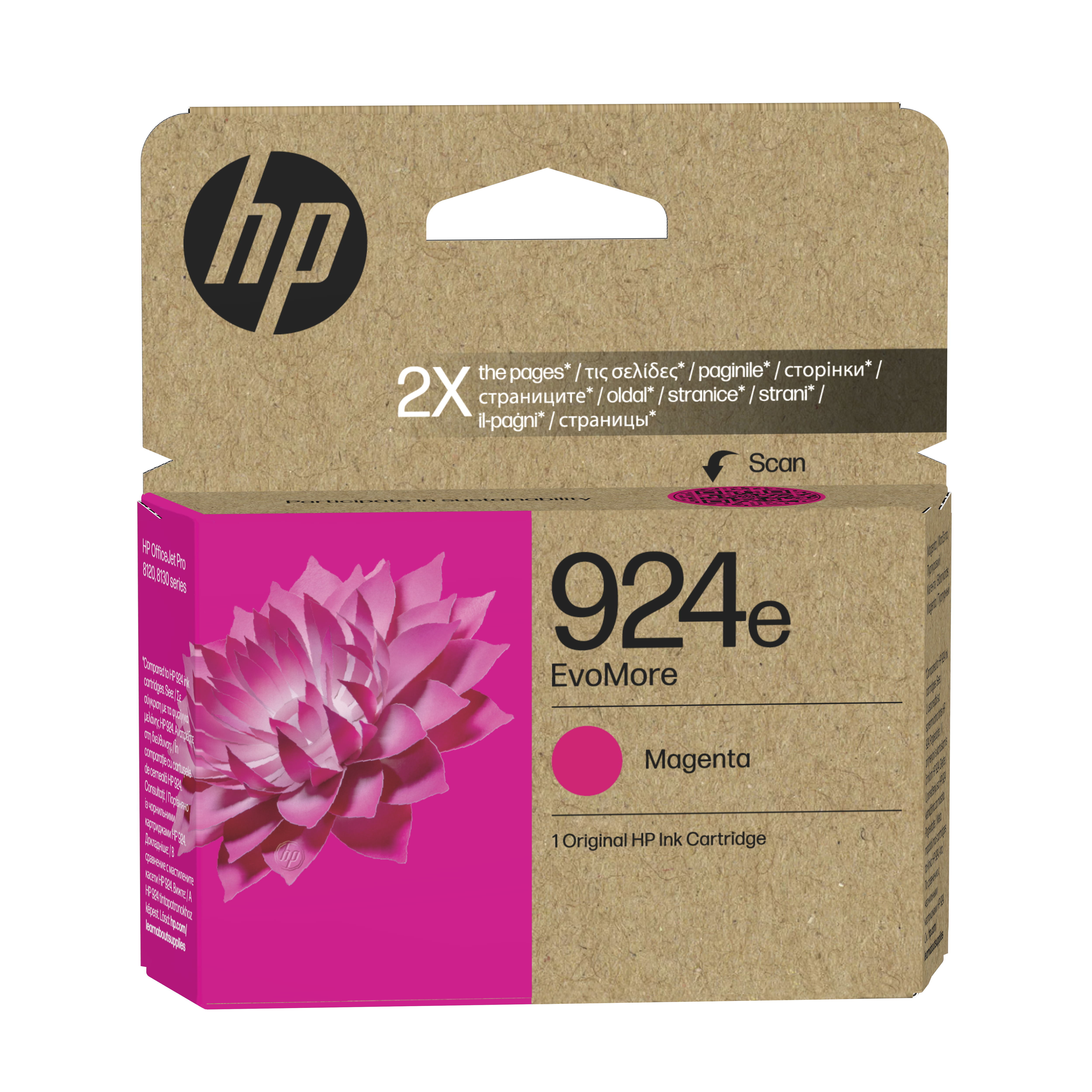 HP 924e(4K0U8NE) magenta Druckerpatrone