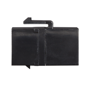 Logilink Keystone Kupplung 2X RJ45 UTP 14.6mm, Cat6A, schw.