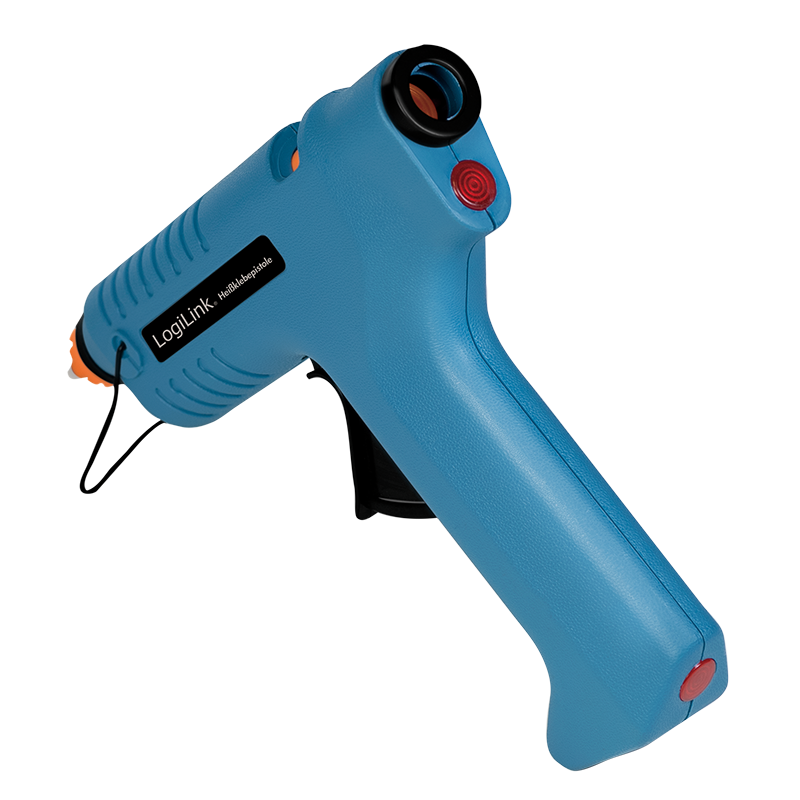 Logilink Heißklebepistole, 80W, kabellos,m. Aufsteller,blau
