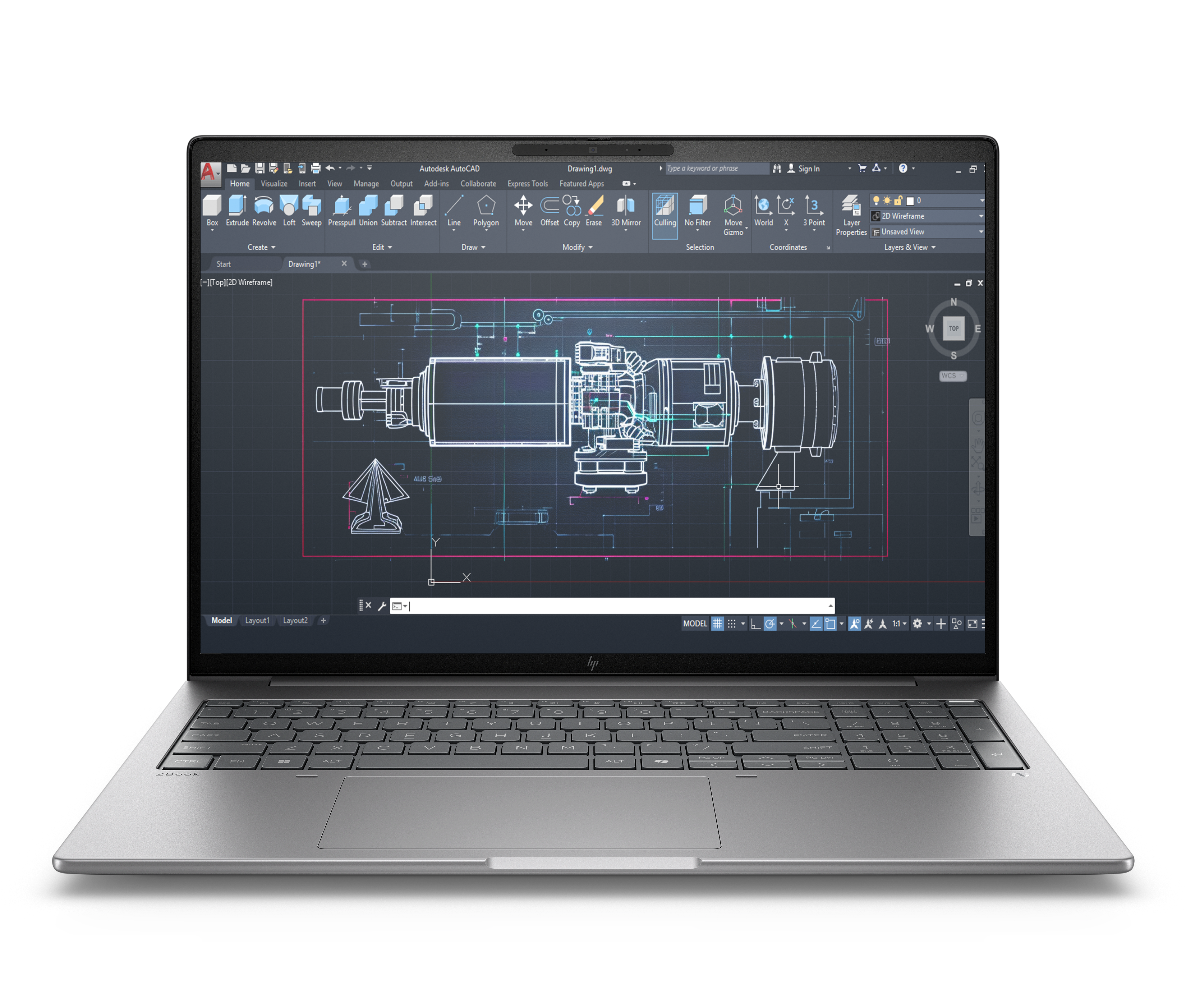 HP ZBook 8 G1i Intel Core Ultra 7 255H 40,64cm 16Zoll 2,5k 32GB 1TB/SSD NVIDIA RTX 500 Ada 4GB W11P 3J Gar (DE)