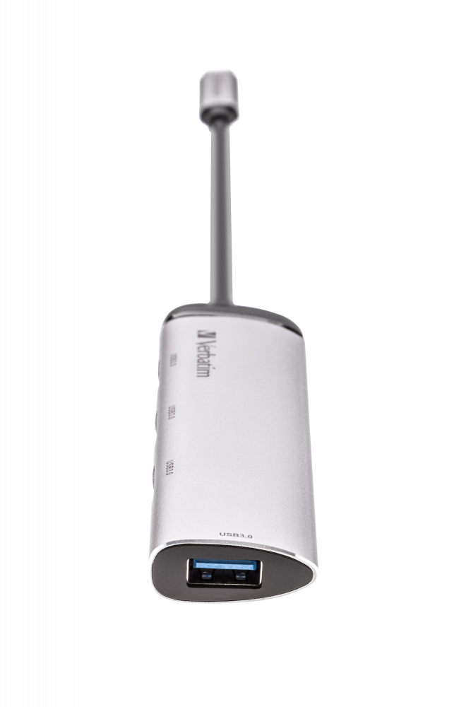 Verbatim USB-C Multiport-Hub 4-Port USB 3.2 Gen 1 Grau