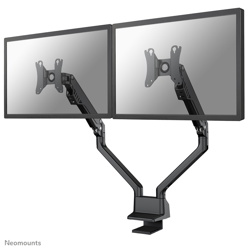 NEOMOUNTS Flat Screen Dual Desk Mount 25,4-81,28cm 10-32Zoll clamp/grommet Black