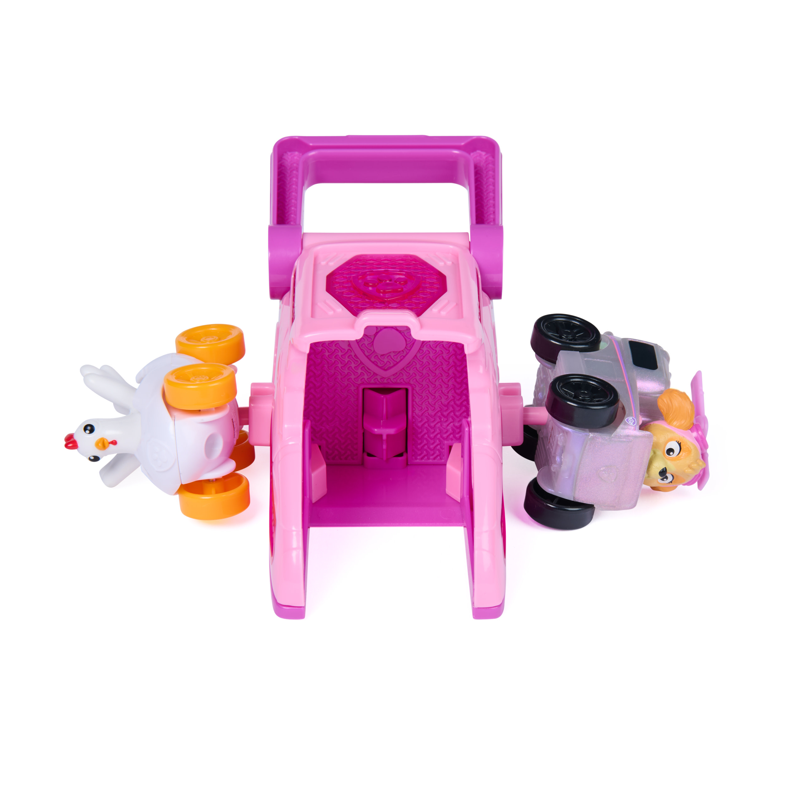 Paw Patrol - Pup Squad Launcher mit Skye und Henrietta Fahrzeugen, Spielfahrzeug