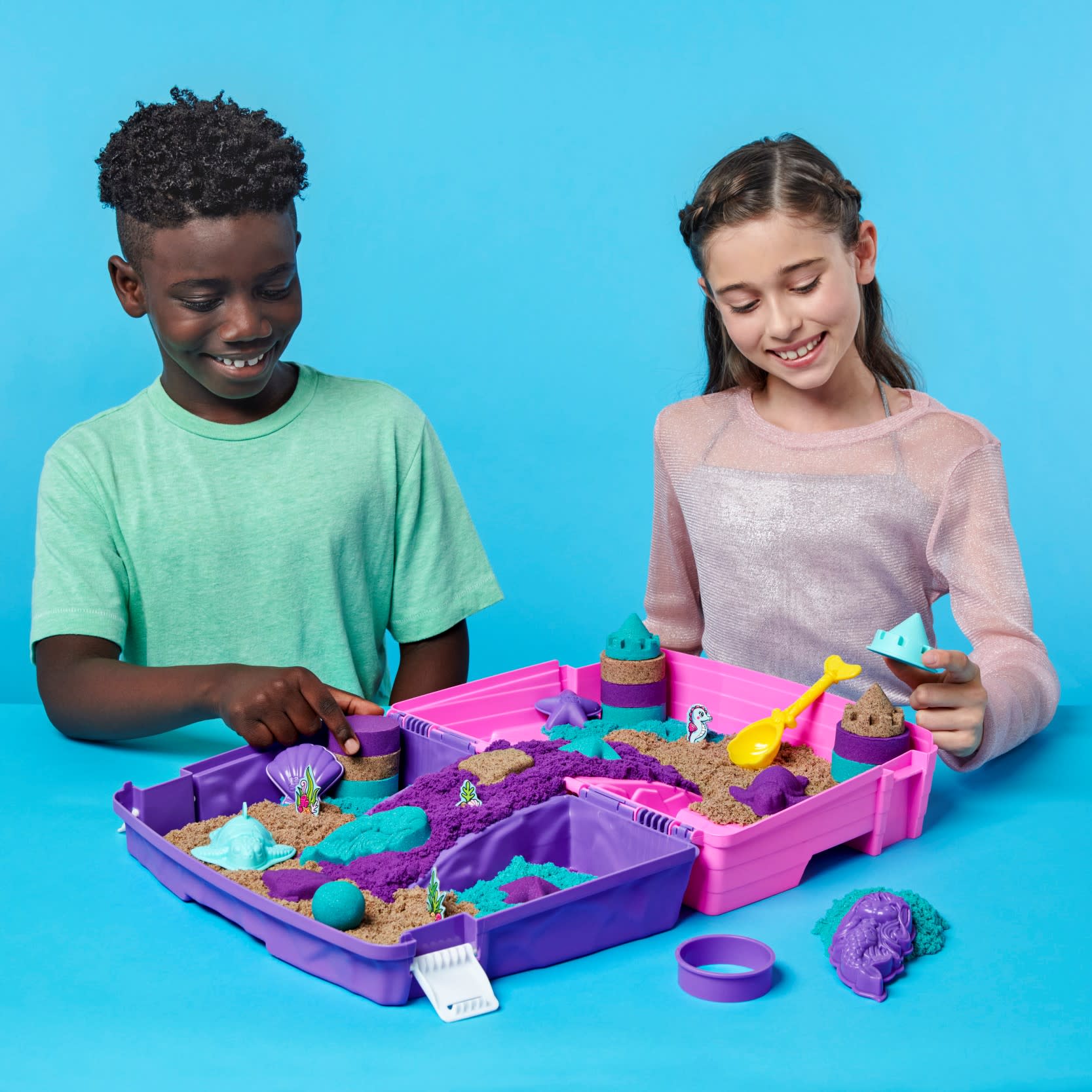 Kinetic Sand - Meerjungfrauen Koffer, Spielsand