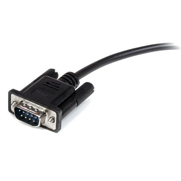 0.5M BK DB9 SERIAL CABLE M/F .