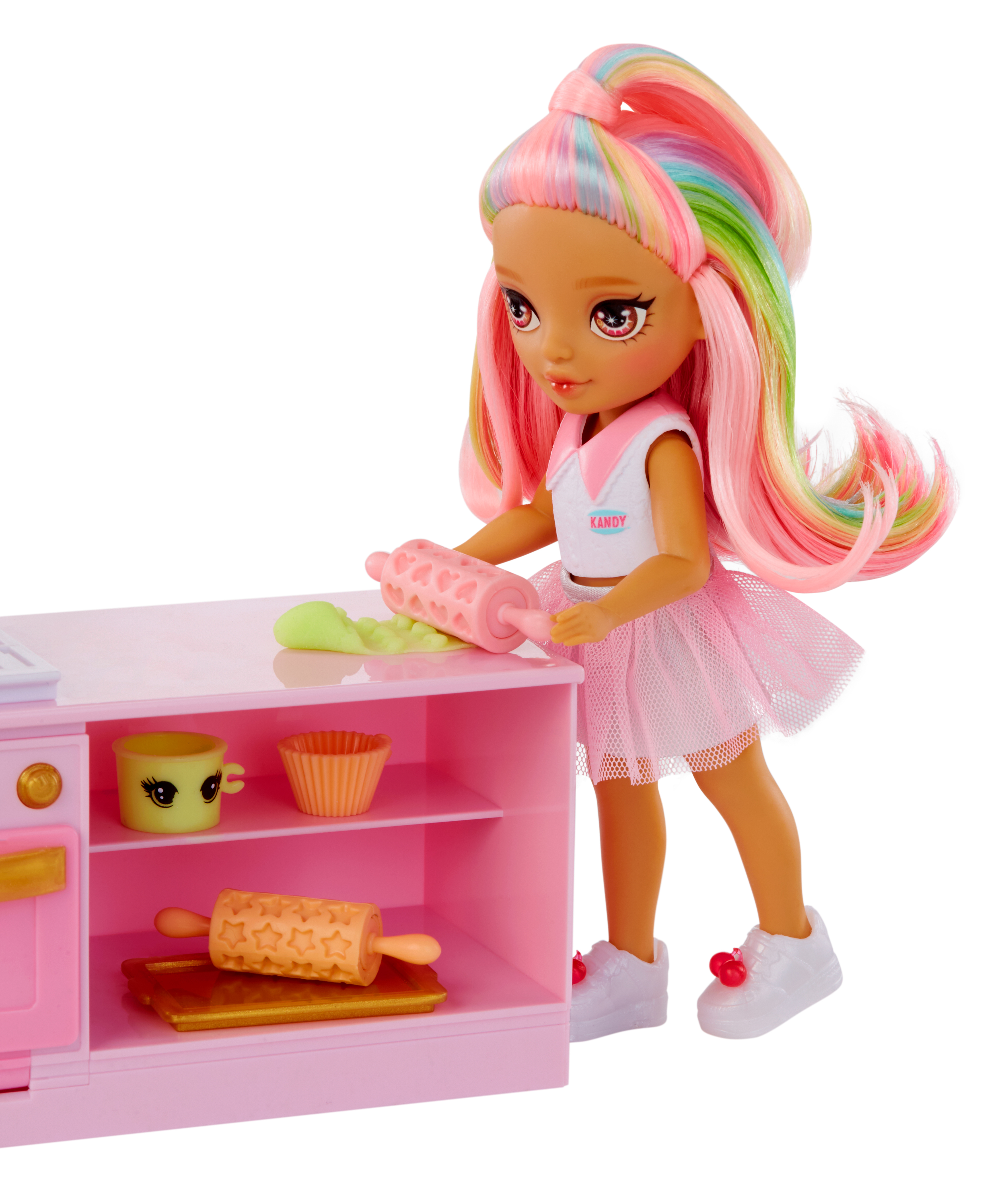 Rainbow High Little - Dessert Shop with Kandy Spielset, Spielfigur