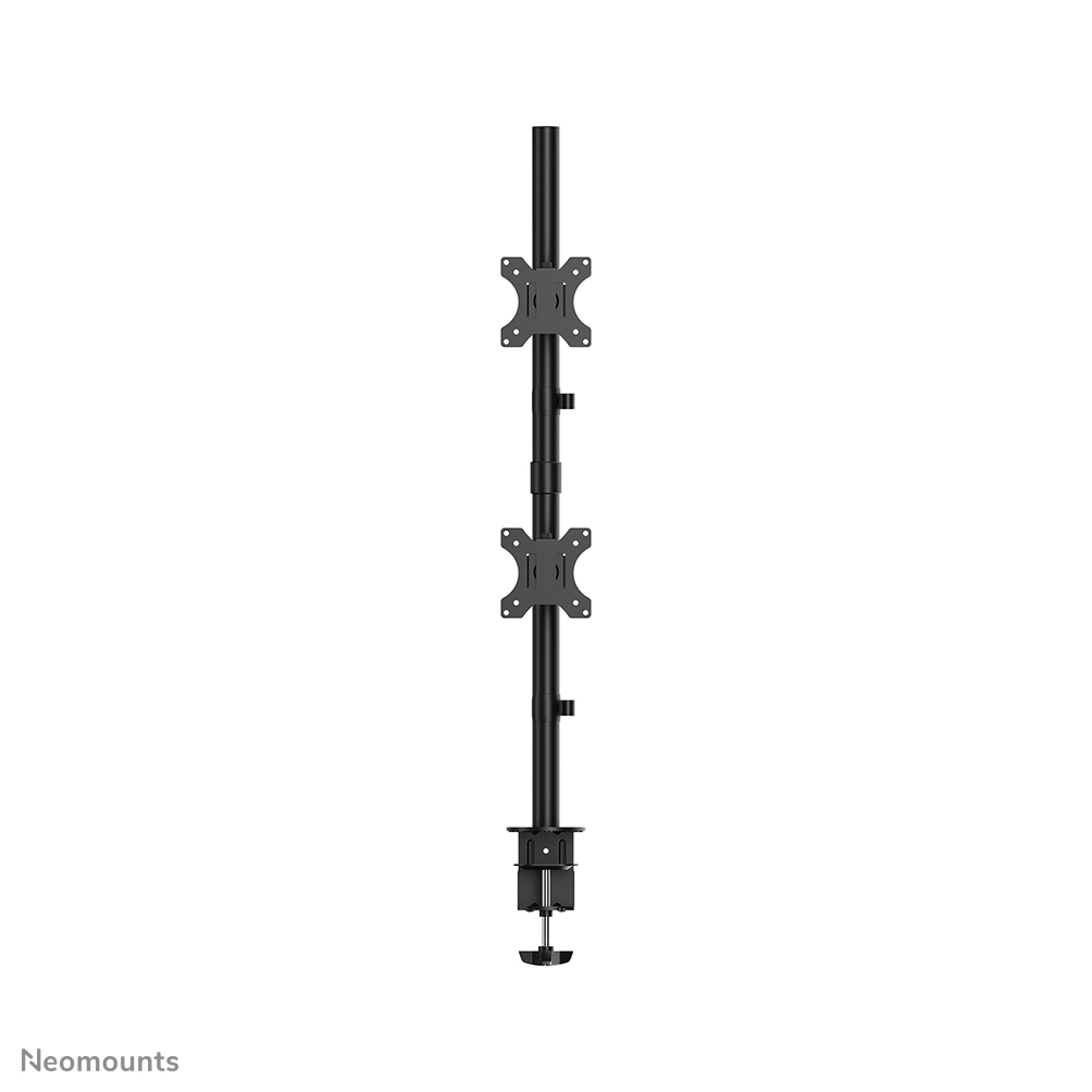NEOMOUNTS vertikale Dual Deskmount Tischhalterung 25,4-81,28cm 10-32Zoll Klemme/Durchführung Neigbar schwenkbar Pivot sch