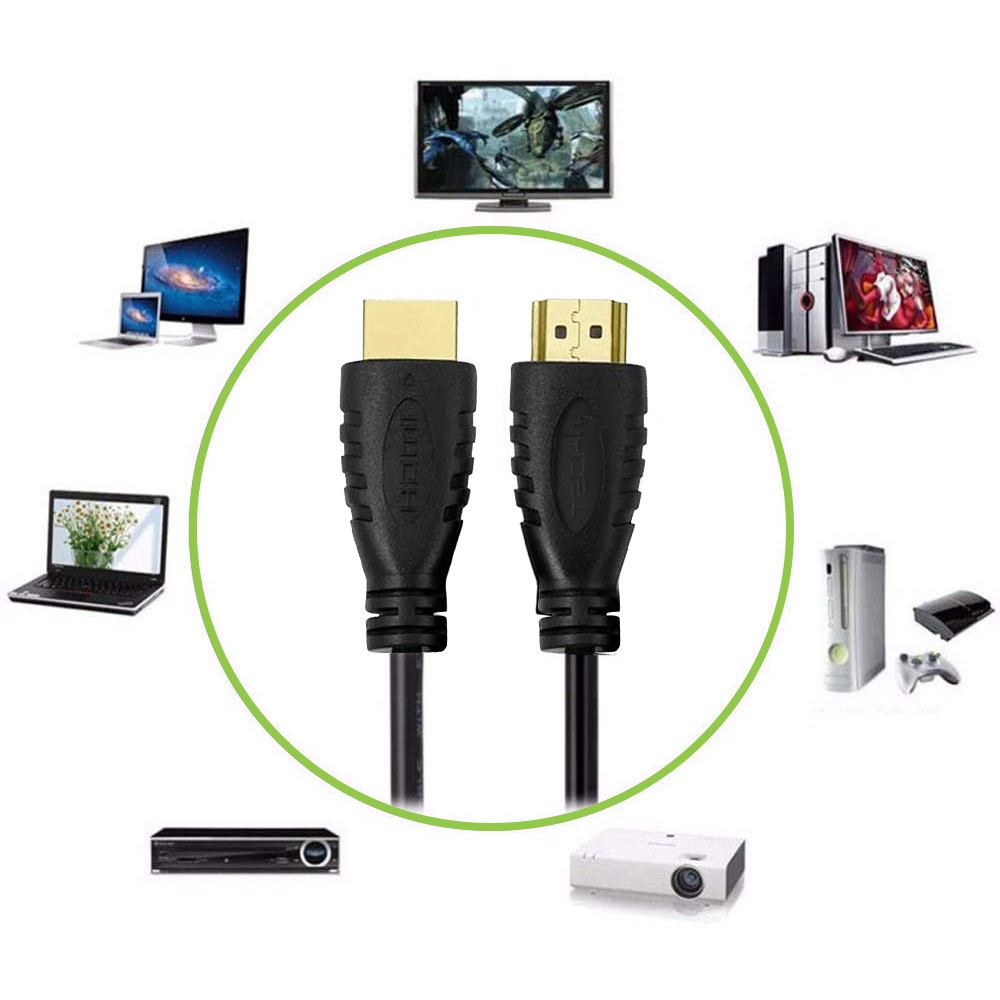 Techly HDMI Kabel 2.0 High Speed with Ethernet schwarz 6m