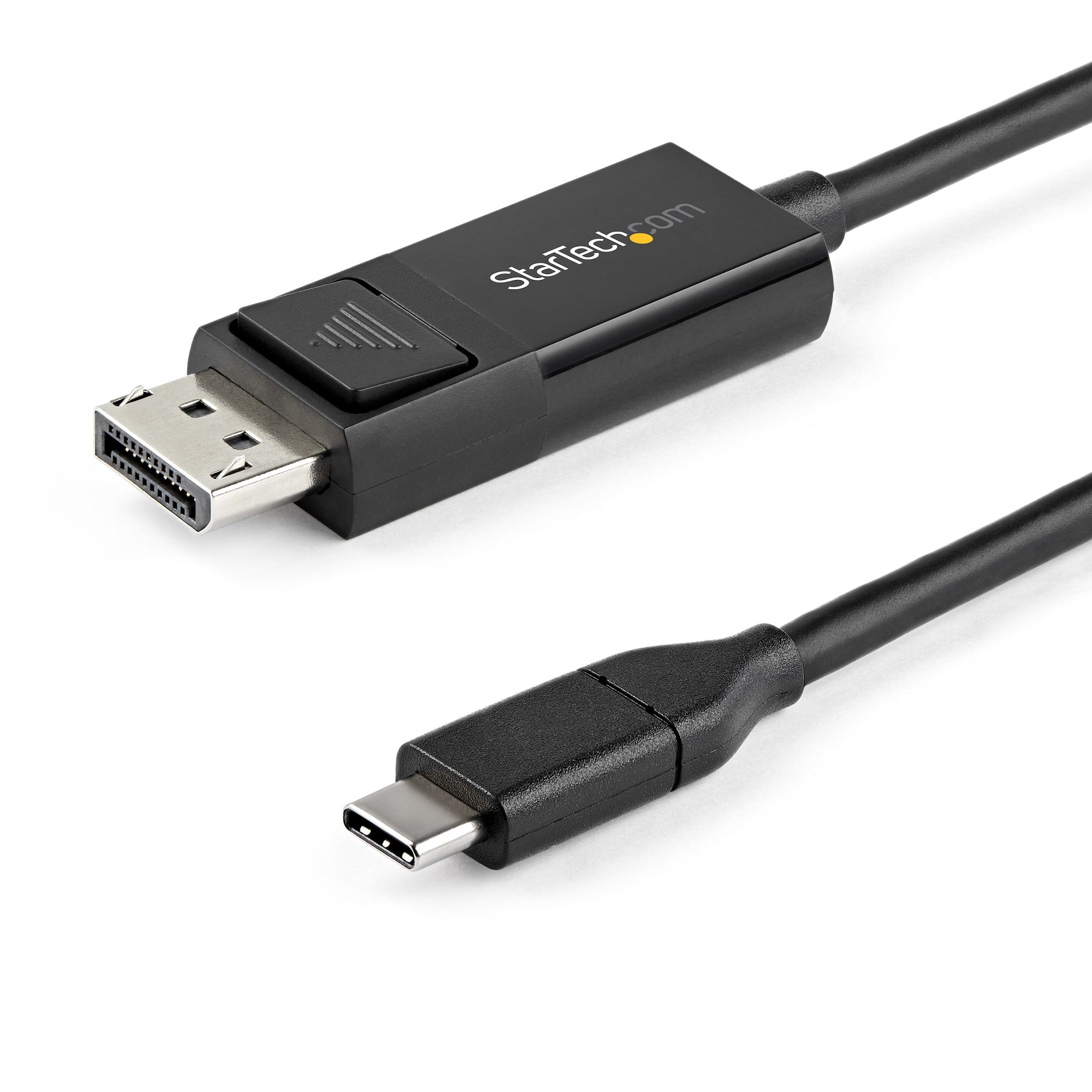 StarTech.com CDP2DP1MBD USB-C zu DisplayPort Kabel 1 m Schwarz