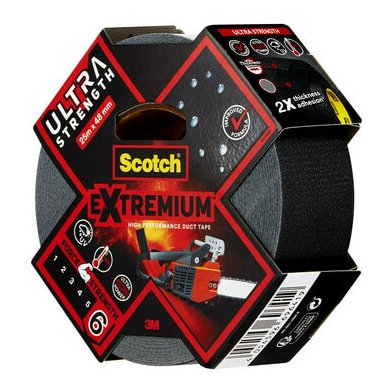 Scotch Extremium™ Ultra Strength Gewebeband schwarz 48,0 mm x 25,0 m 1 Rolle