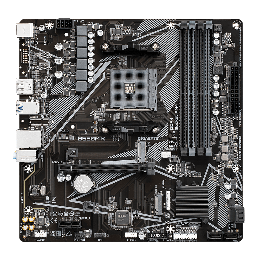 B550M K, Mainboard