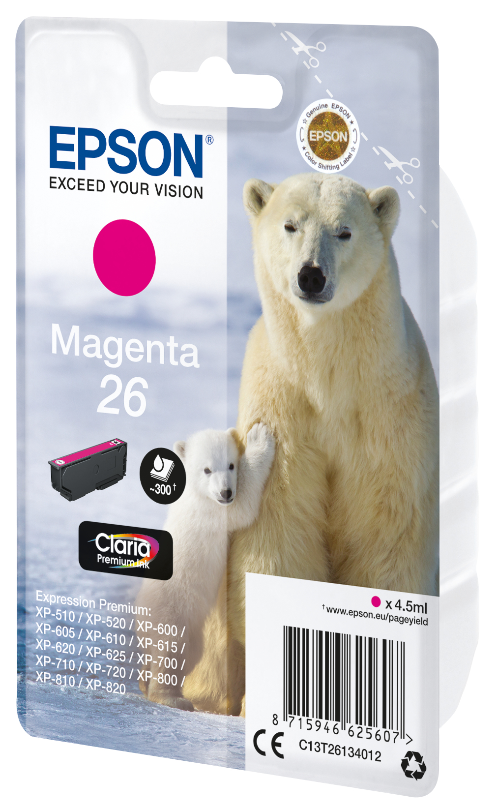EPSON 26 / T2613 (Eisbär) magenta Druckerpatrone