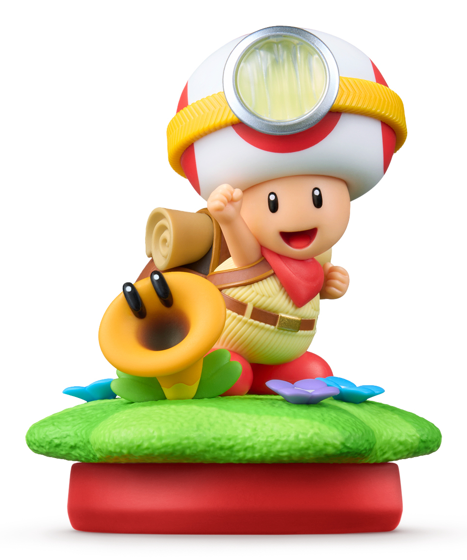 amiibo Kapitän Toad & Plauderblume-Spielfigur