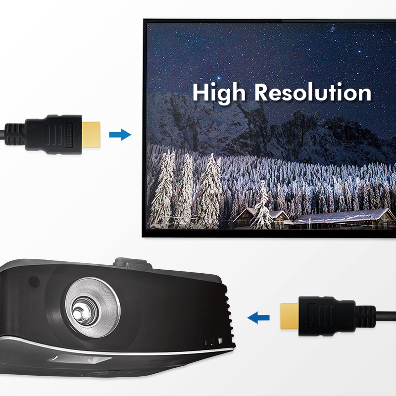 Logilink HDMI-Kabel Ultra High Speed A -> A St/St 5,0m black