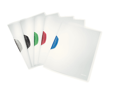 LEITZ Klemmhefter ColorClip 4175 transparent, 6 St.