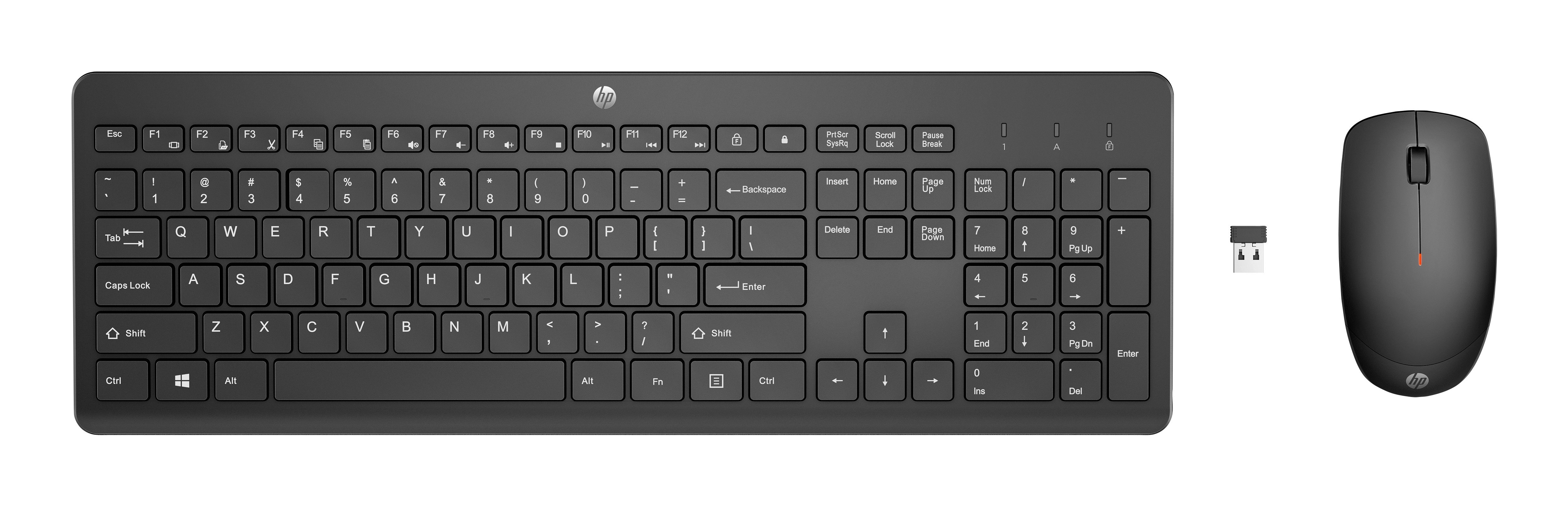 HP 230 Tastatur-Maus-Set kabellos schwarz