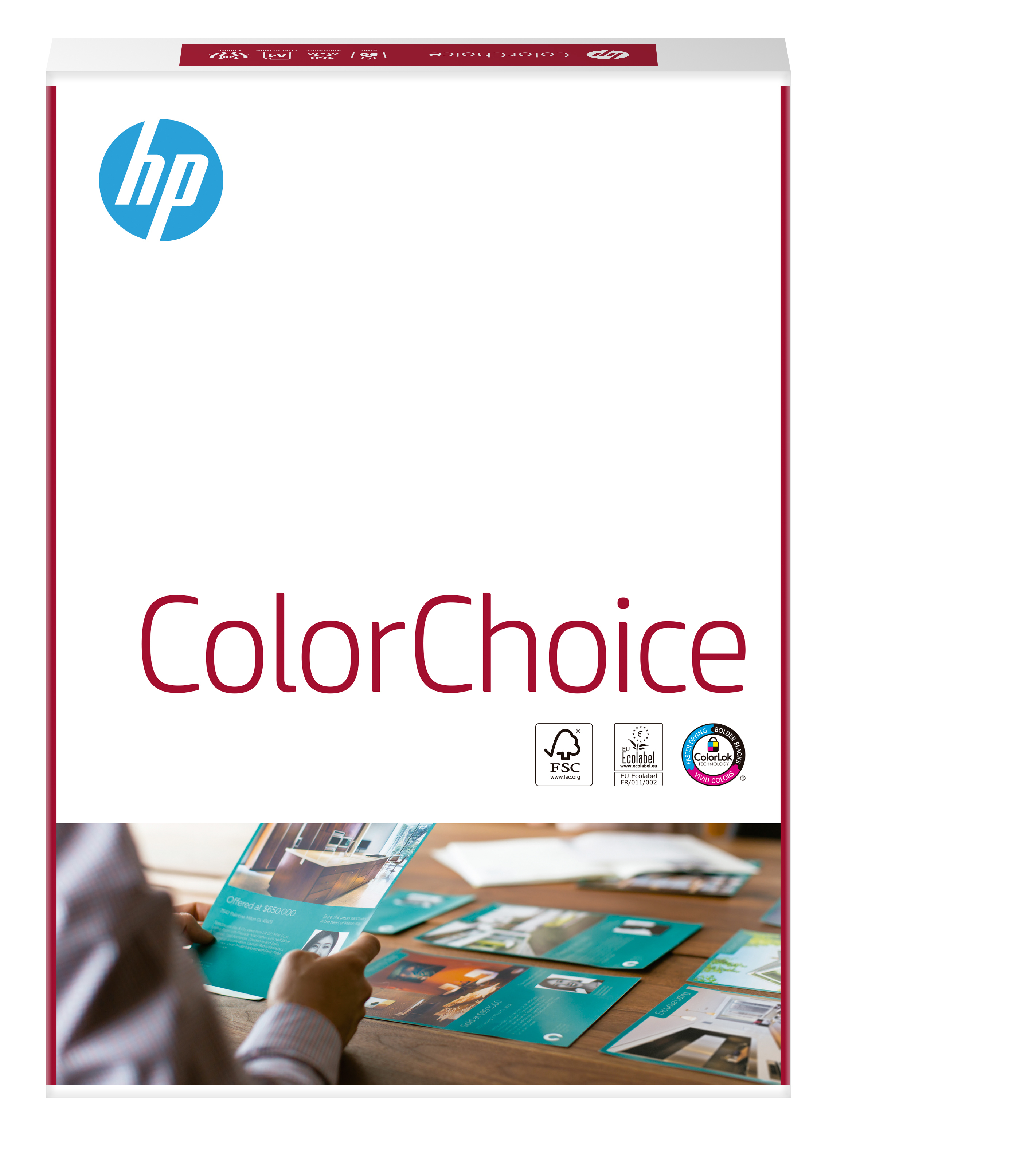 HP Kopierpapier ColorChoice DIN A4 120 g/qm 250 Blatt