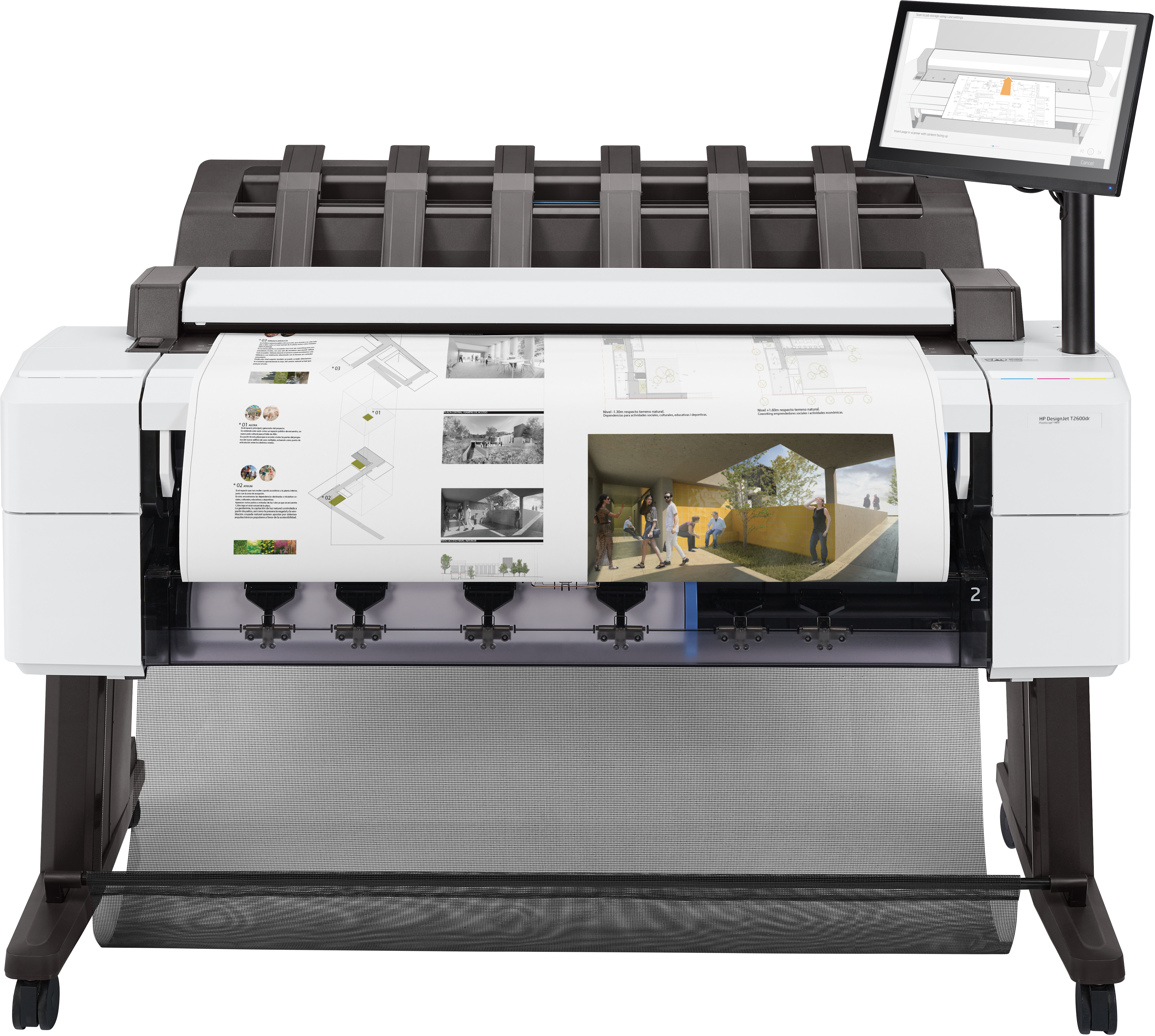 HP DesignJet T2600dr PS 91,44cm 36Zoll MFP