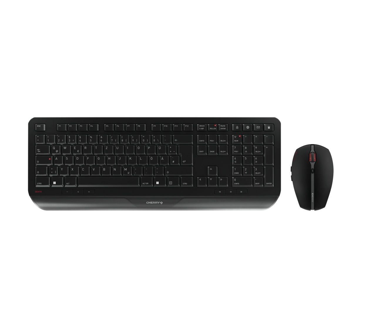 CHERRY GENTIX DESKTOP Tastatur-Maus-Set kabellos schwarz