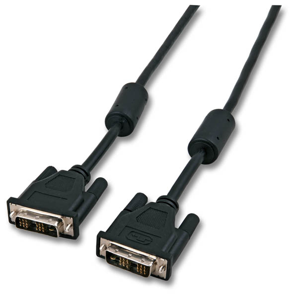 EFB DVI-D SingleLink 2x DVI-D 18+1 St.-St. AWG 30 3.00m sw