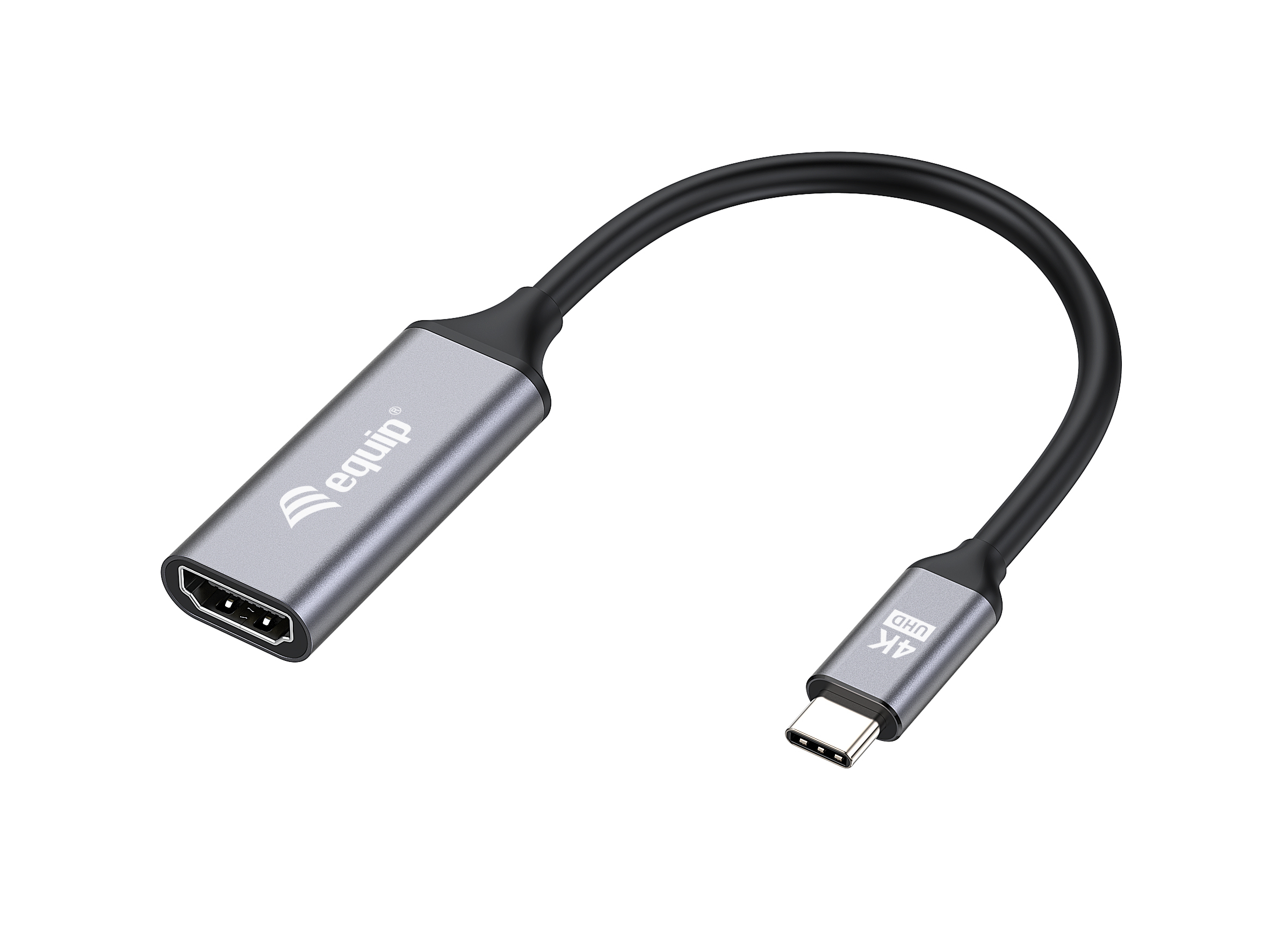 Equip Adapter USB-C->HDMI2.0 St/Bu 4K/ 60Hz 0.15m PVC
