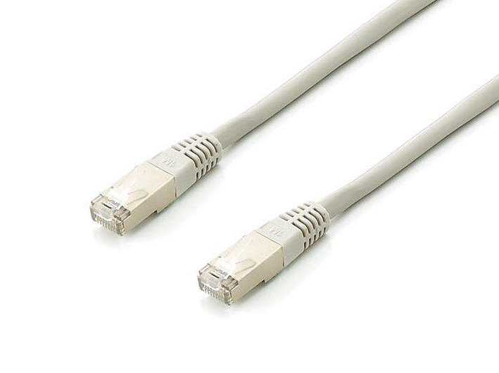 Equip Patchkabel Cat6A 10x S/FTP 2xRJ45 0.25m grau Plat