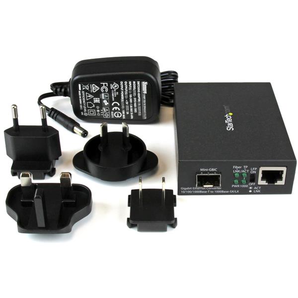 STARTECH.COM Unmanaged Gigabit Fiber Media Converter - Open SFP low cost