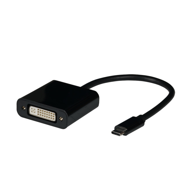 USB 3.2 TYP-C DVI-D ADAPTER T YP-C STECKER - DVI- D BUCHSE 10