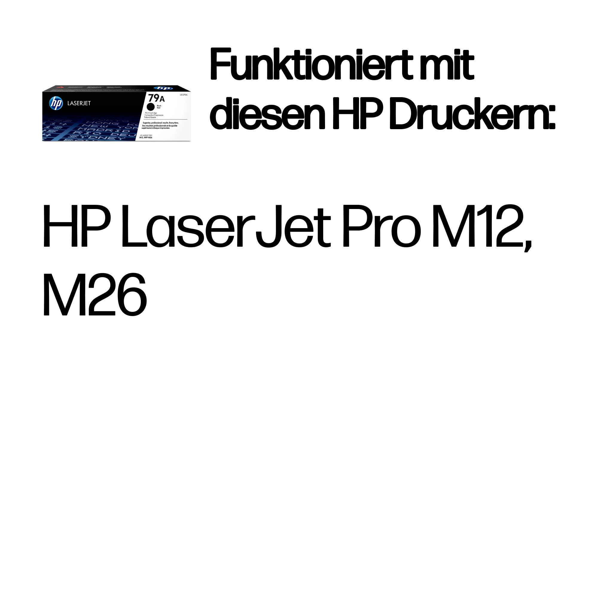 HP 79A Schwarz LaserJet Tonerpatrone