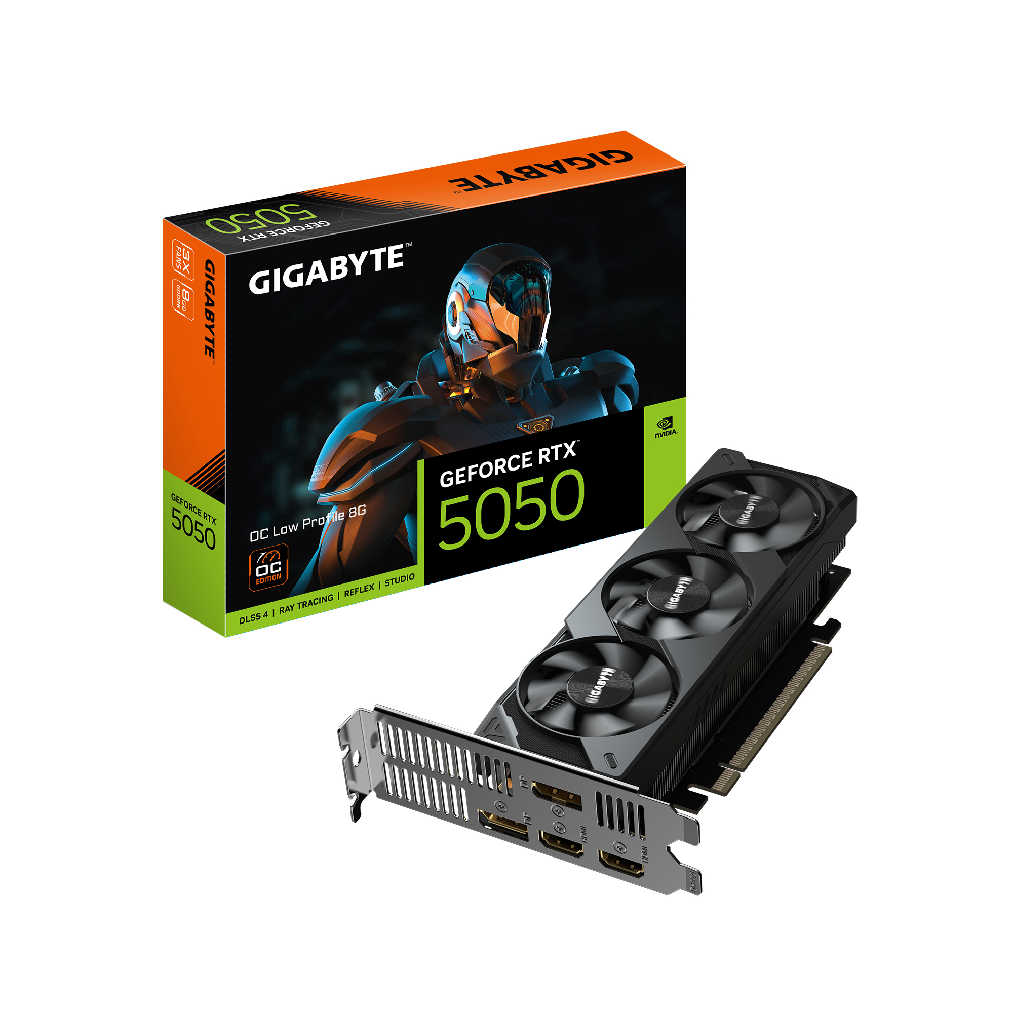GIGABYTE GeForce RTX 5050 OC Low Profile 8GB GDDR6 2xDP 2xHDMI