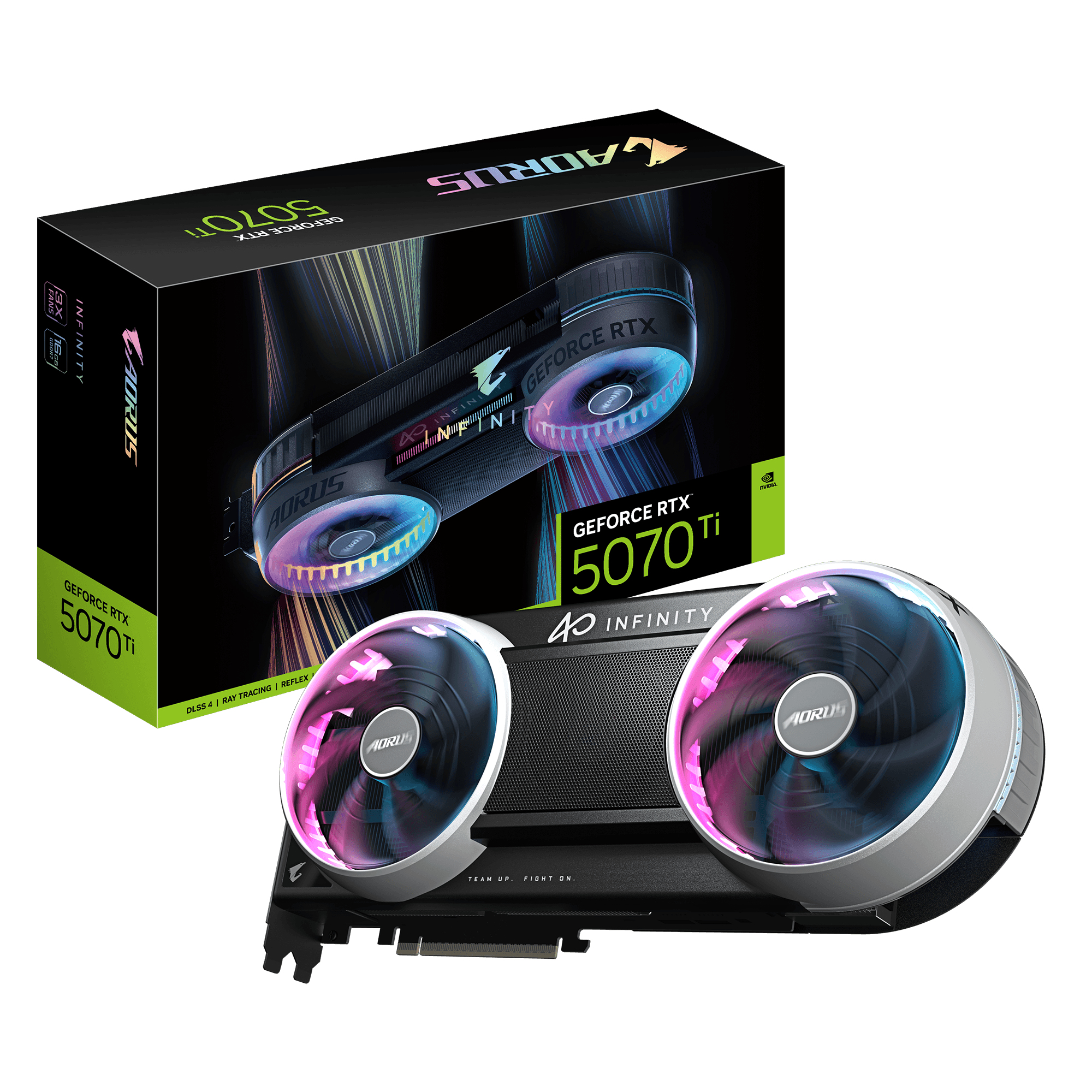 GIGABYTE AORUS GeForce RTX 5070 Ti INFINITY 16GB