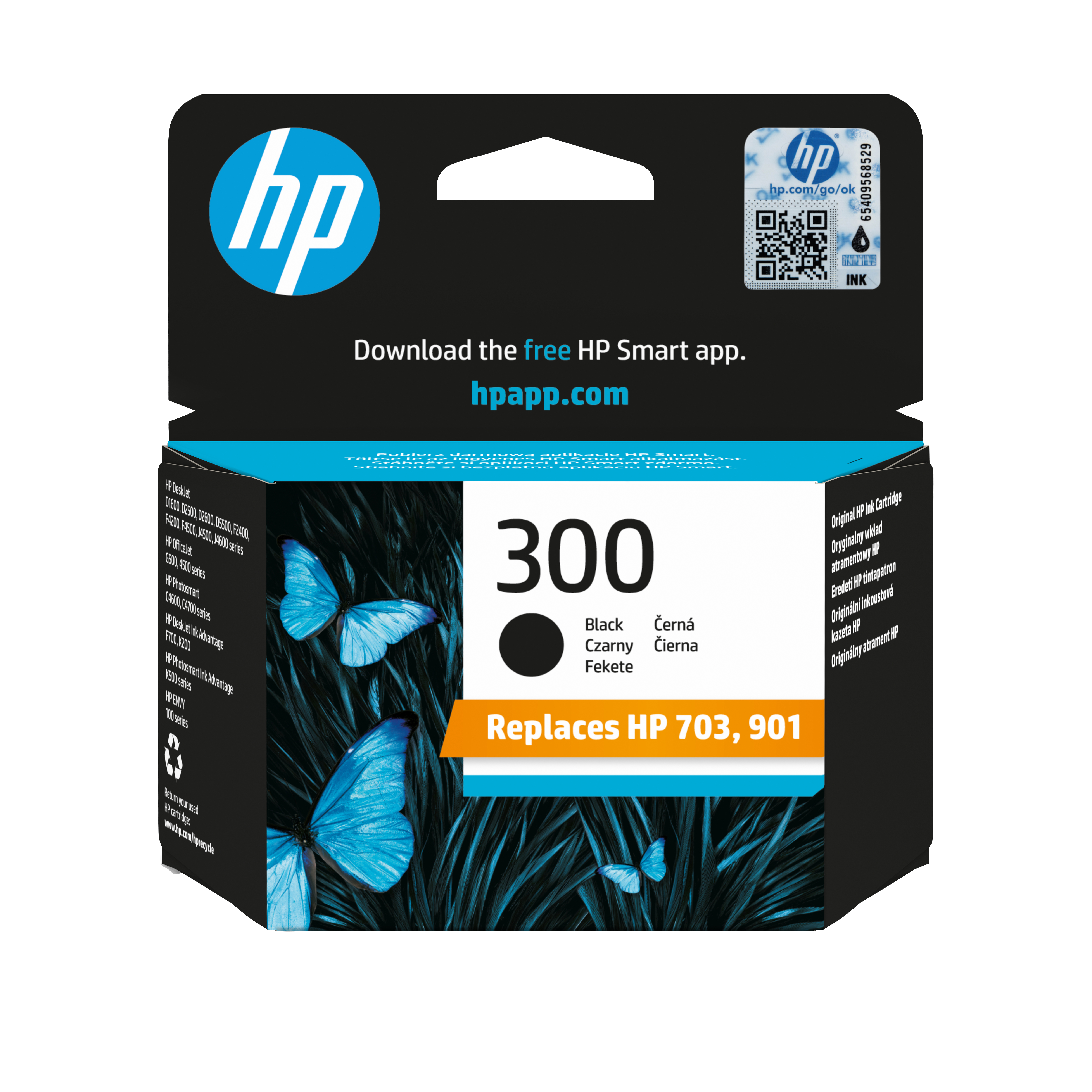 HP 300 Schwarz Tintenpatrone 4ml
