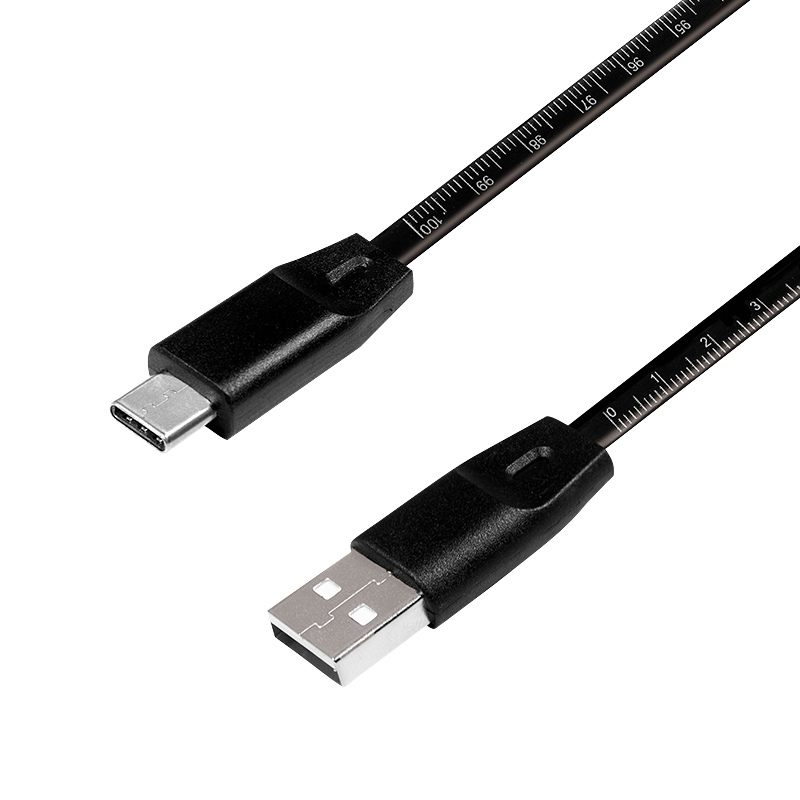 Logilink USB 2.0 Kabel zu USB-C Stecker, schwarz, 1,0m